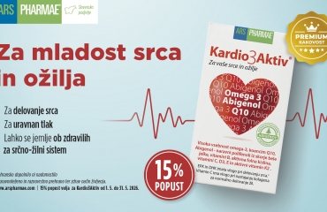 akcija v mesecu maju Kardio 3 aktiv -15%