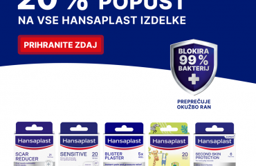 od  3.11.-30.11. HANSAPLAST izdelki znižani za 20%