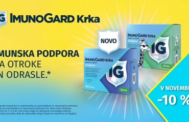 akcija -10% cel mesec november ImunoGARD Krka