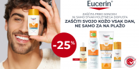 eucerin SUN izdelki -25% od: 29.6-15.7.