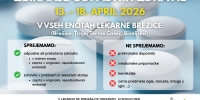 zbiranje odpadnih zdravil od: 13-18.4. v Lekarni Brežice