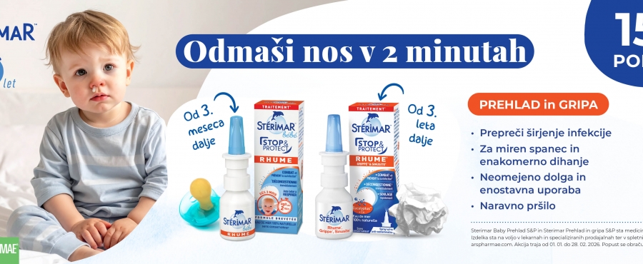 izdelki Sterimar -15% v januarju in februarju 2026