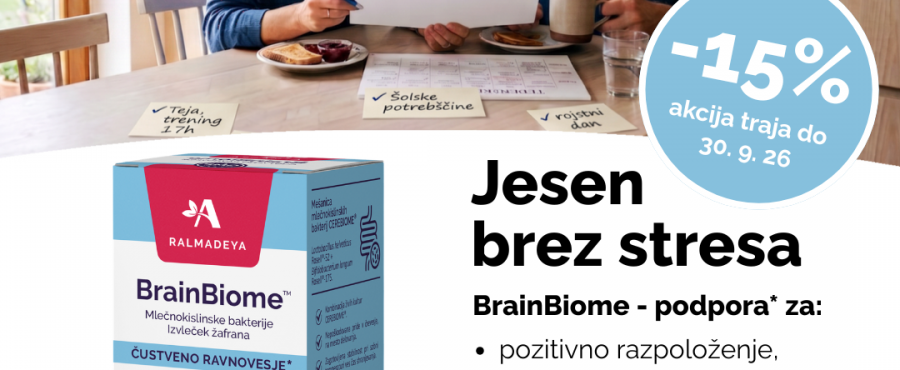 izdelki BrainBiome -15% , v mesecu septembru