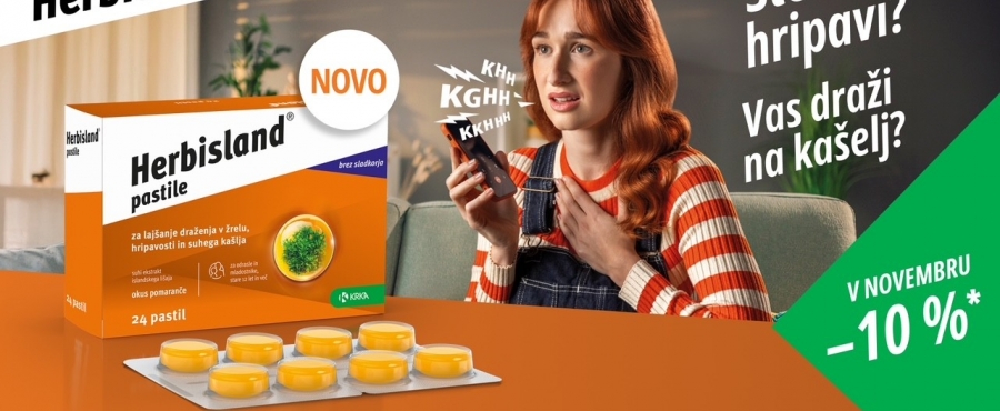 Herbisland pastile -10% v mesecu novembru