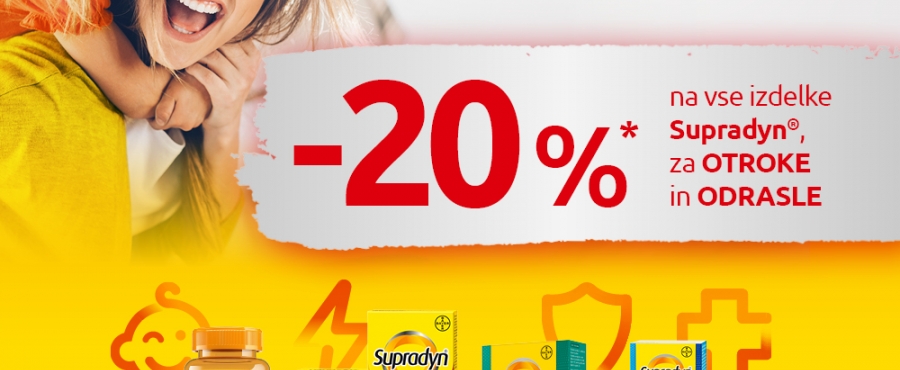 Supradyn akcija -20% od: 17.11.- 28.11.2025