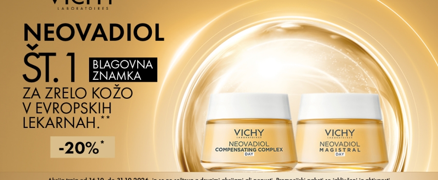akcija traja od: 16.10.-31.10.2026 Vichy -20%